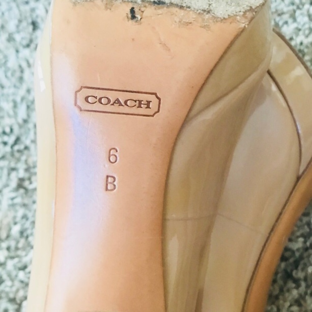 Coach Leather Pumps Size 6B - Picture 5 of 8
